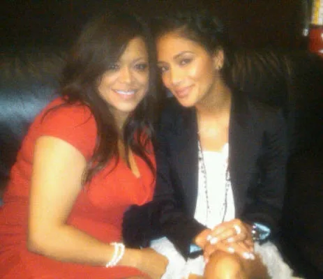 With Nicole Scherzinger
